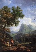VERNET, Claude-Joseph Shepherd in the Alps  we r oil painting on canvas